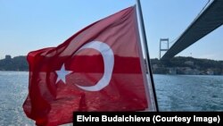 Turkey flag-Bosphorus