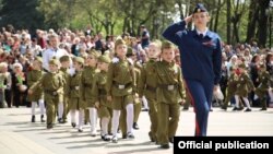 Парад "дошкольных войск" в Пятигорске. 6 мая 2019 года