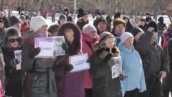 Митинг памяти Бориса Немцова в Красноярске