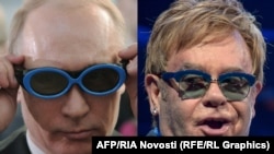 Vladimir Putin və Elton John