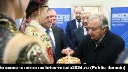 Генеральный секретарь ООН Антониу Гутерриш, Казань, 23 октября 2024 года