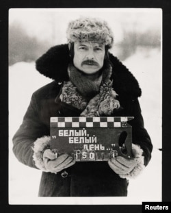 Tarkovsky "Güzgü" filminin çəkilişlərində, 1973