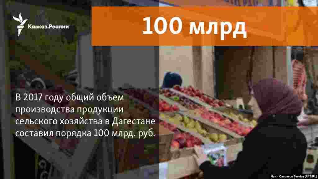 20.11.2017 // На 100 миллиардов рублей сельхозпродукции произведено в Дагестане с начала года.&nbsp; &nbsp;&nbsp;