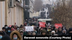 Акция в поддержку Навального в Улан-Удэ