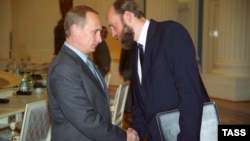 Владимир Путин и Сергей Пугачев, 2000 г. 