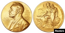 Nobel mükafatının medalı