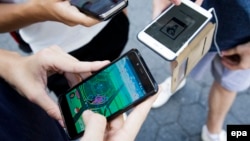 Pokemon Go на улицах Нью-Йорка. 11 июля