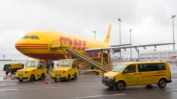 В июле 2024 года на складе DHL в восточном немецком городе Лейпциг неожиданно загорелся пакет (архивное фото)