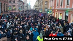 Акция протеста в Санкт-Петербурге